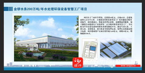 蘭山鎮街新聞 金鑼水務200萬噸/年水處理環保設備智慧工廠項目開工，計算機信息技術咨詢服務助力產業升級